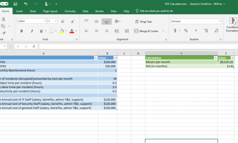 Excel Spreadsheet