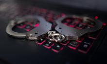 Handcuffs on Keyboard
